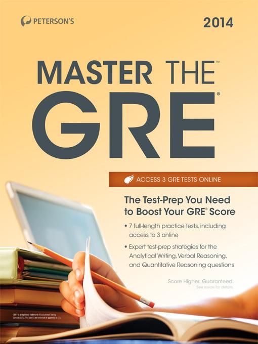 Master the GRE 2014