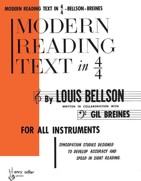 Modern Reading Text in 4/4 For All Instruments