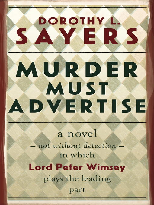 Murder Must Advertise