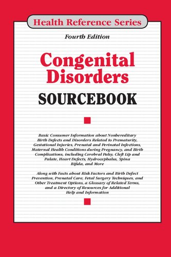 Congenital Disorders Sourcebook