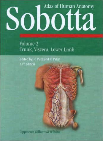 Sobotta Atlas of Human Anatomy: English Text with English Nomenclature, Volume 2