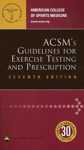 ACSM's Guidelines for Exercise Testing and Prescription