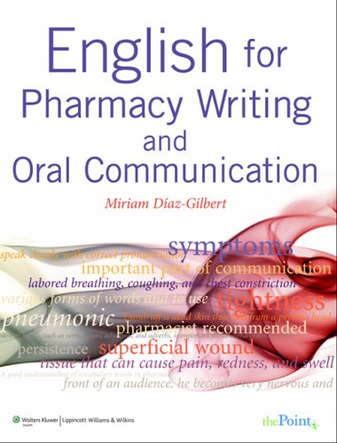 English for Pharmacy Writing and Oral Communication