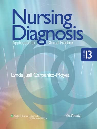 Nursing Diagnosis: Application to Clinical Practice