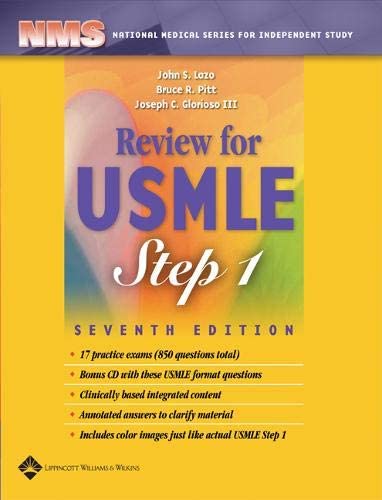 Review for Usmle Step 1 (REVIEW FOR UNITED STATES MEDICAL LICENSING EXAMINATION (STEP 1))