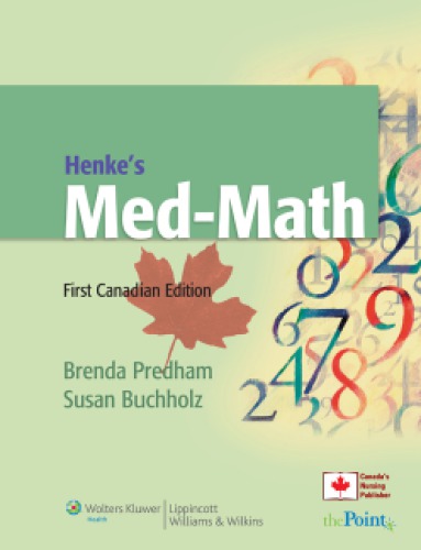 Henke's Med-Math, First Canadian Edition