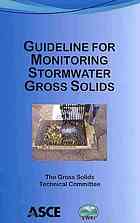 Guideline for Monitoring Stormwater Gross Solids