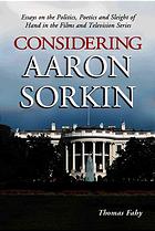 Considering Aaron Sorkin