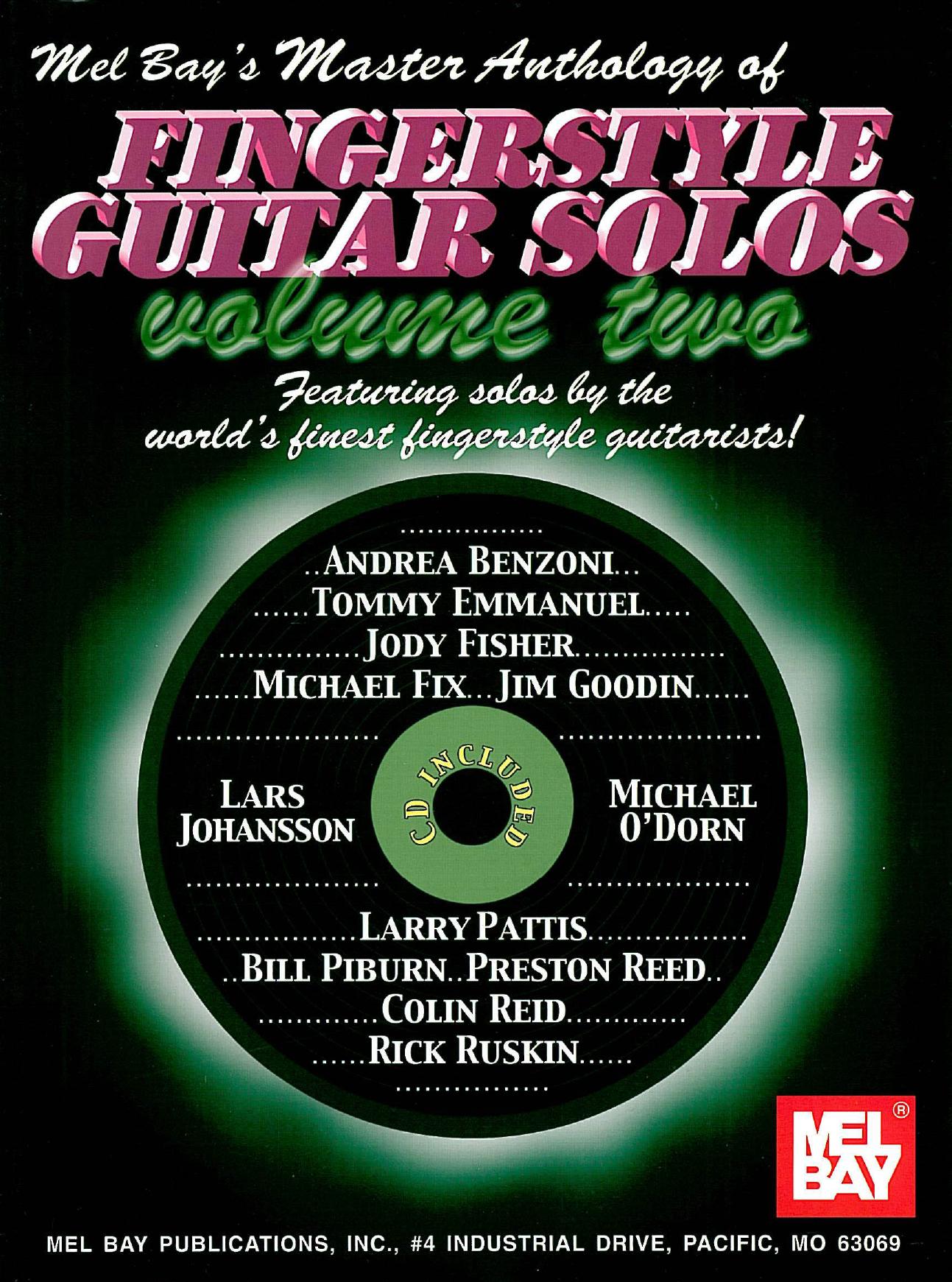 Mel Bay's Master Anthology of Fingerstyle Guitar Solos, Volume 2 [With CD]