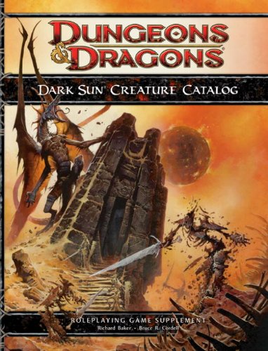 Dark Sun Creature Catalog