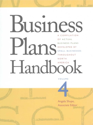 Business Plans Handbook