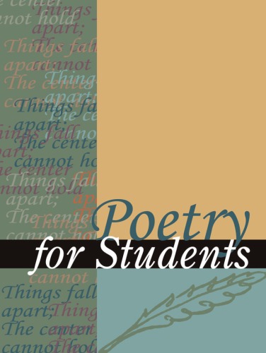 Poetry for Students Vol 6