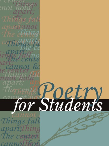 Poetry for Students, Volume 24