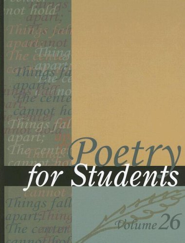 Poetry for Students, Volume 26