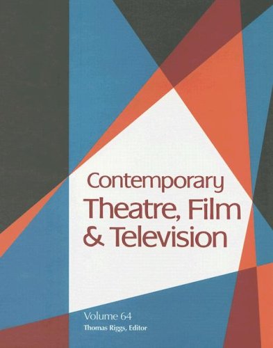 Contemporary Theatre, Film &amp; Television, Volume 64