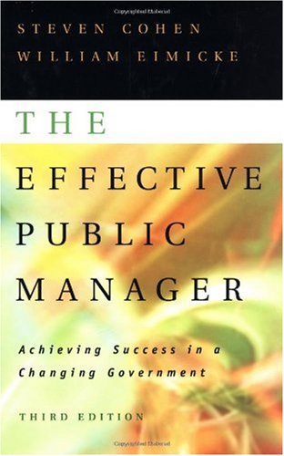 The Effective Public Manager