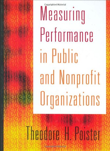 Measuring Performance in Public and Nonprofit Organizations