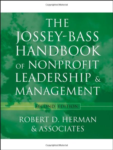 The Jossey-Bass Handbook of Nonprofit Leadership and Management