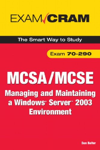 McSa/MCSE 70-290 Exam Cram