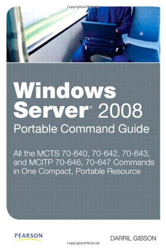 Windows Server 2008 Portable Command Guide