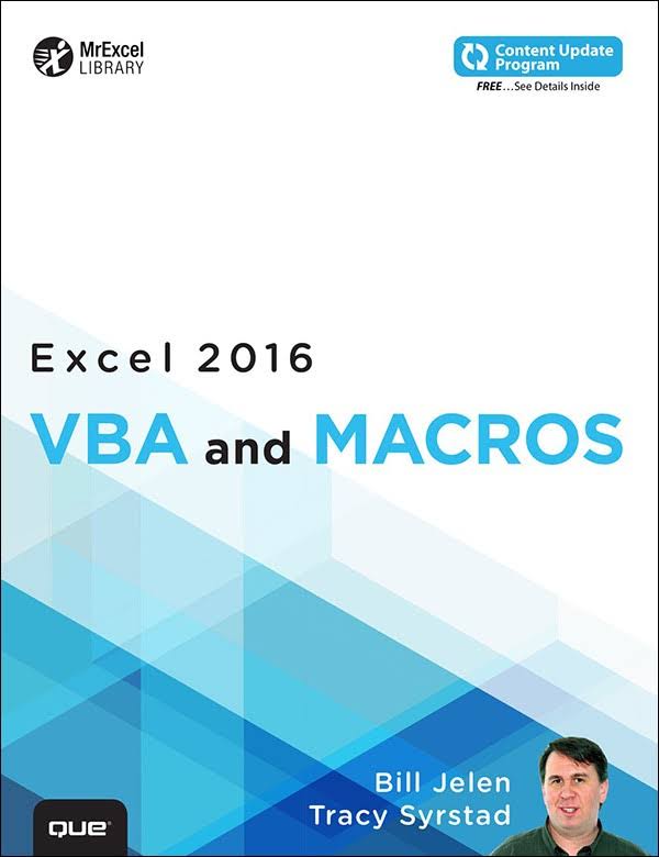 Excel 2016 VBA and Macros (Includes Content Update Program)