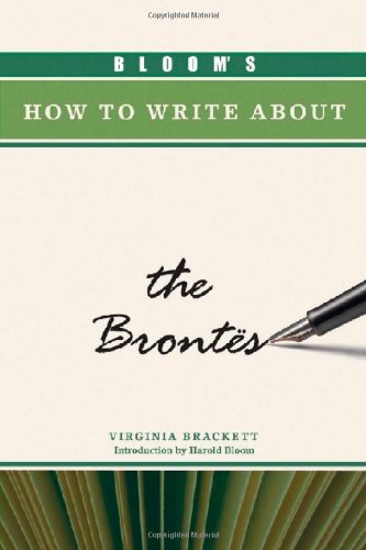 Bloom's How to Write about the Brontes