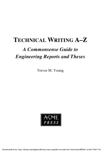 Technical Writing A-Z