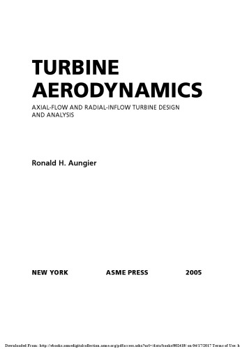 Turbine Aerodynamics