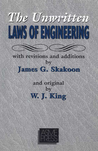 Unwritten Laws of Engineering