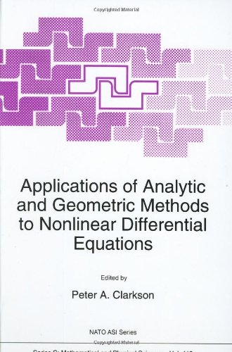 Applications of Analytic and Geometric Methods to Nonlinear Differential Equations