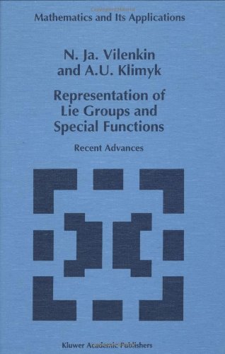 Representation of Lie Groups and Special Functions