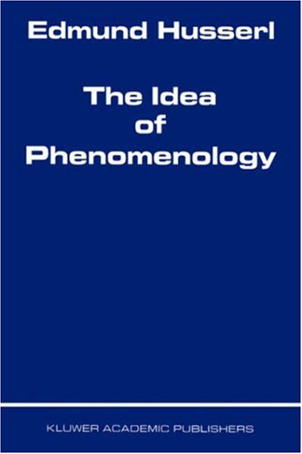 The Idea of Phenomenology