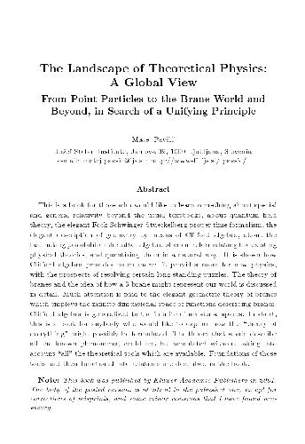 The Landscape of Theoretical Physics