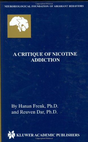 A Critique of Nicotine Addiction