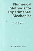 Numerical Methods for Experimental Mechanics