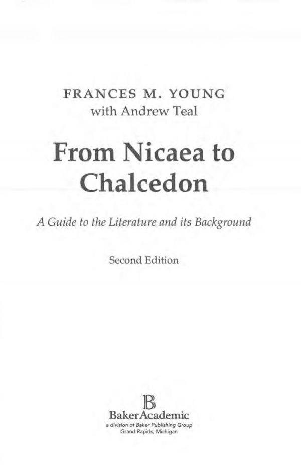 From Nicaea to Chalcedon