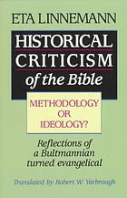 Historical Criticism of the Bible