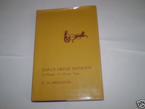 Early Greek Monody