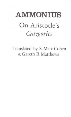 On Aristotle's &quot;Categories&quot;