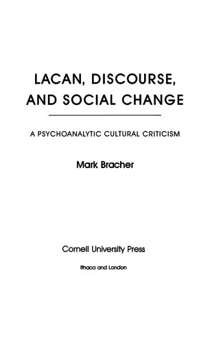 Lacan, Discourse, and Social Change