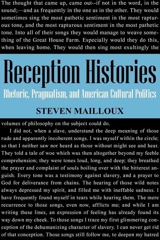 Reception Histories: Rhetoric, Pragmatism, and American Cultural Politics