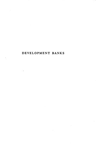 Development Banks