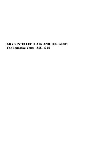 Arab Intellectuals and the West