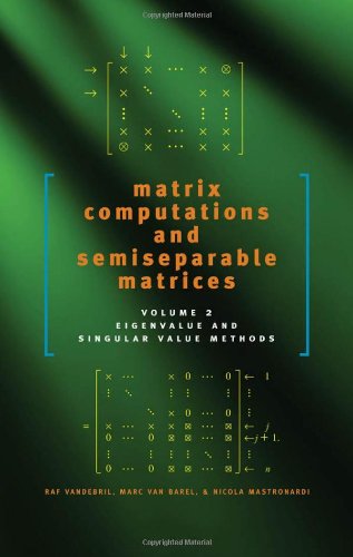 Matrix Computations and Semiseparable Matrices