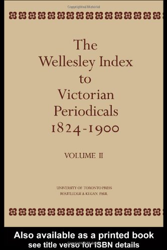 The Wellesley Index to Victorian Periodi