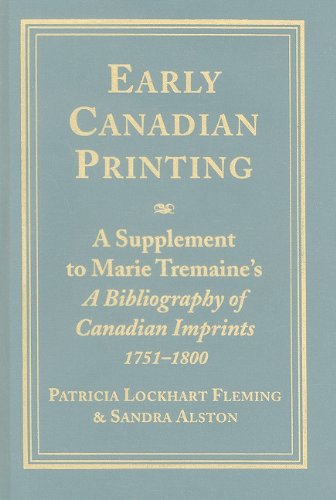 Early Canadian Printing