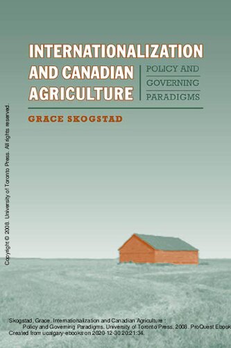 Internationalization and Canadian Agriculture