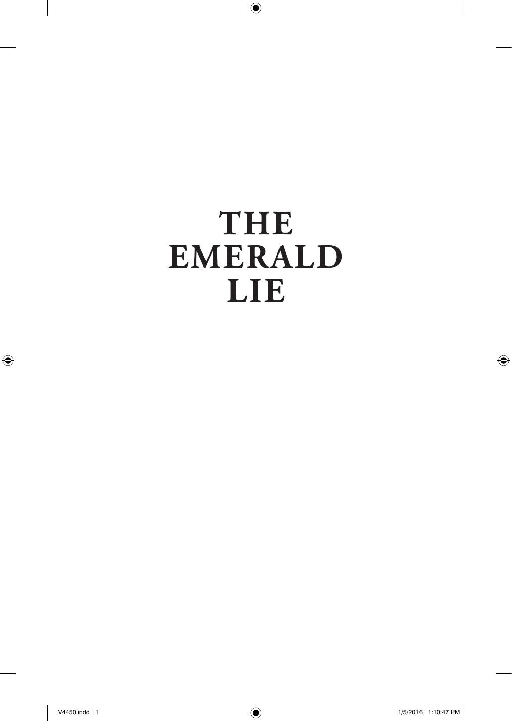 The Emerald Lie: A Jack Taylor Novel