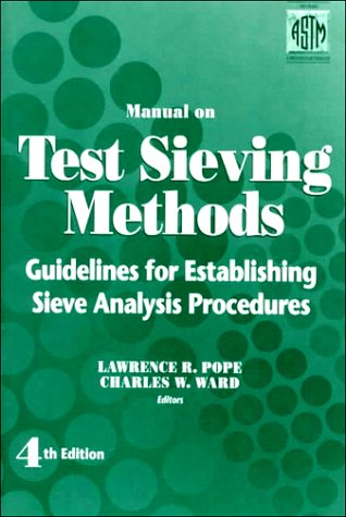 Manual on Test Sieving Methods