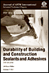 Durability Of Building And Construction Sealants And Adhesives